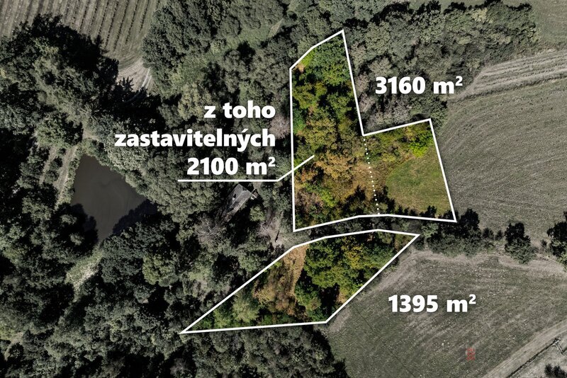 Prodej pozemků v katastru obce Chelčice.