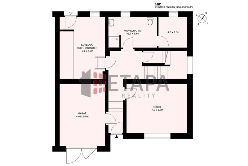 Prodej rodinného domu v Borovnici u Českých Budějovic.