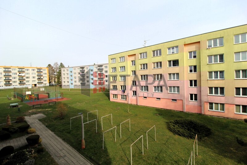 Pronájem bytu 1+1 s balkónem v ulici P. Voka ve Veselí nad Lužnicí.