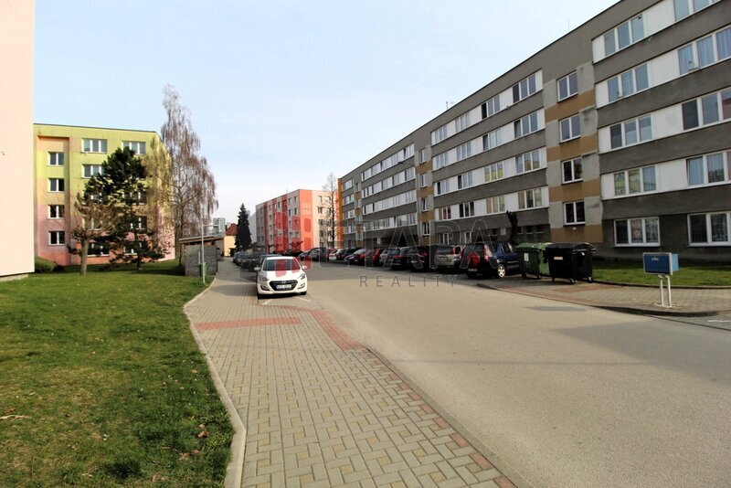 Pronájem bytu 1+1 s balkónem v ulici P. Voka ve Veselí nad Lužnicí.