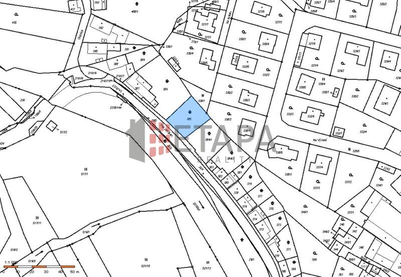 Prodej stavebního pozemku o ploše 466 m2 v obci Křemže