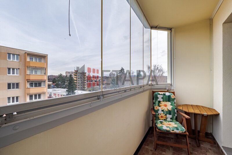 Prodej bytu 4+1 s lodžií v ulici Budovatelská v Trhových Svinech.