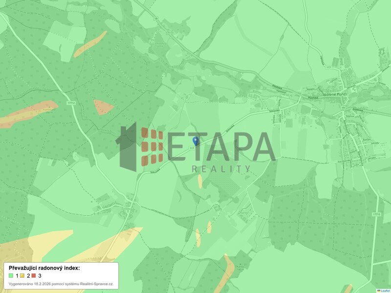 Prodej pozemku pro výstavbu rodinných domů ve Spáleném Poříčí