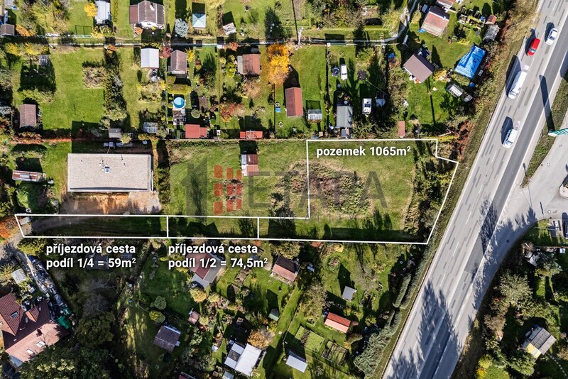 Prodej stavebního pozemku v Boršově nad Vltavou.